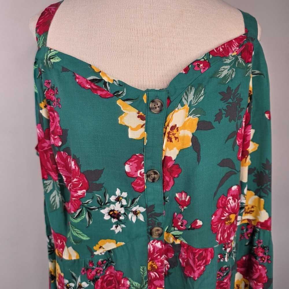 Torrid Fit & Flare Rayon Corset Lace Up Back Adjustable Straps Size‎ 5 *READ* - Picture 2 of 7
